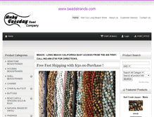 Tablet Screenshot of beadstrands.com